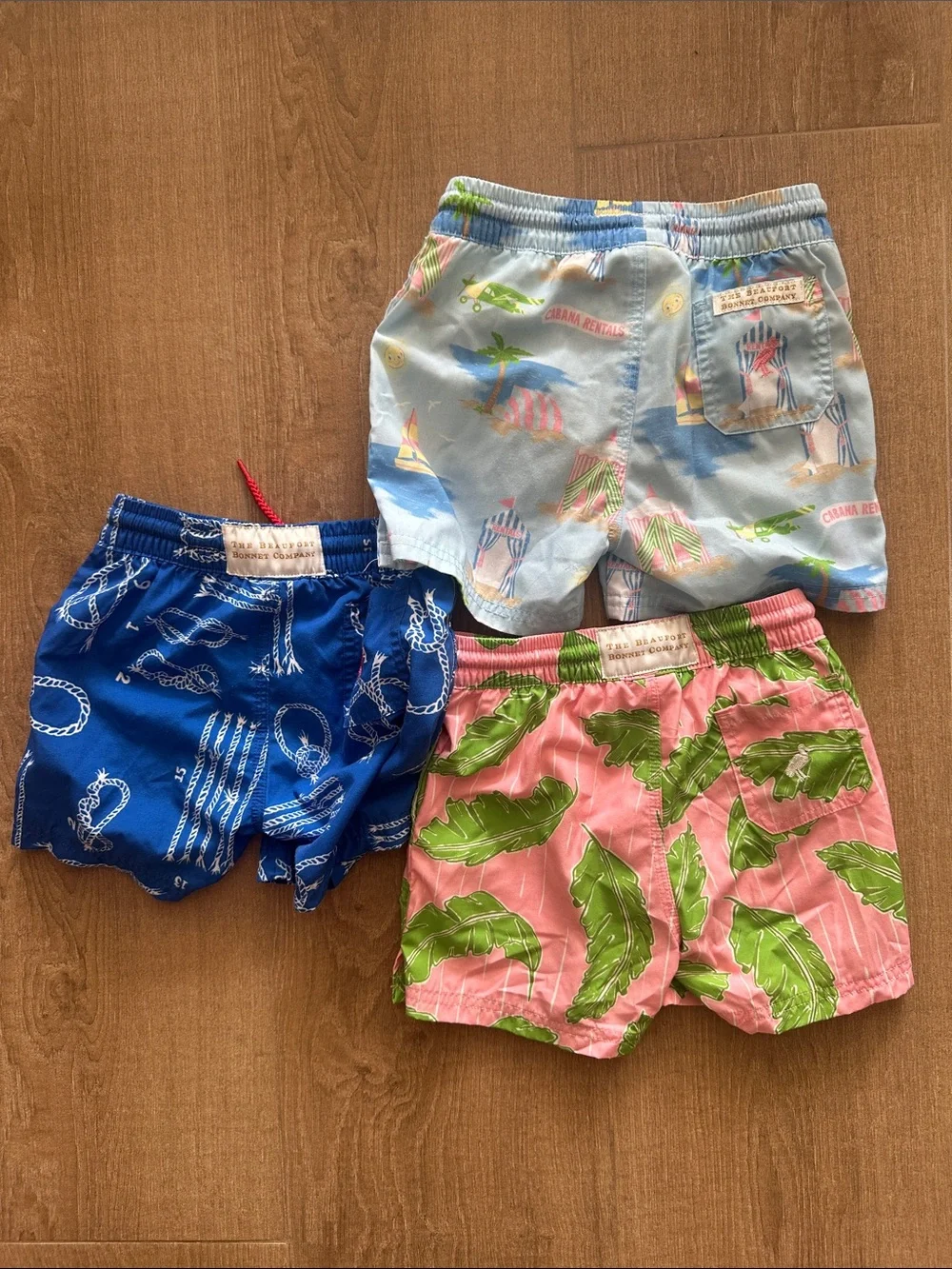 TBBC 3T boys swim trunks three pairs of